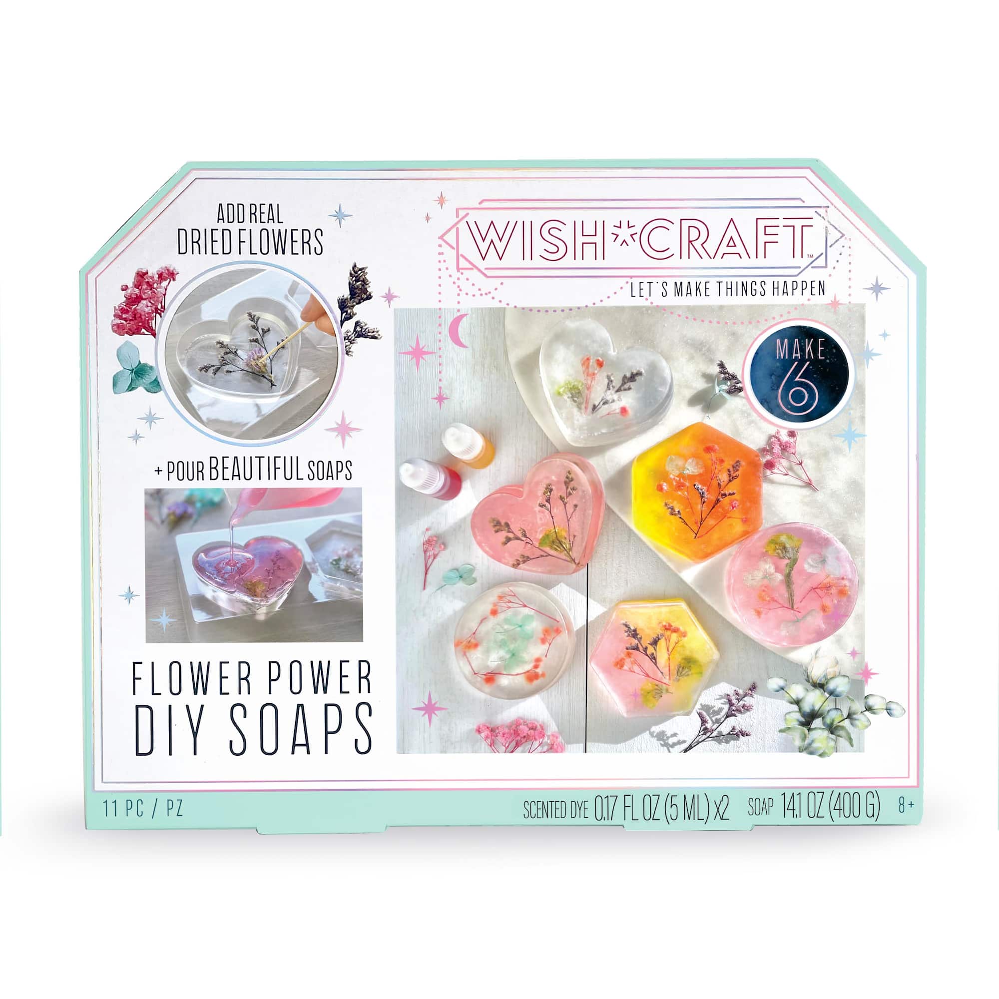 WishCraft Flower Power DIY Soap Activity Kit